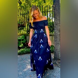 NWT Madison Mathew’s Navy long dress